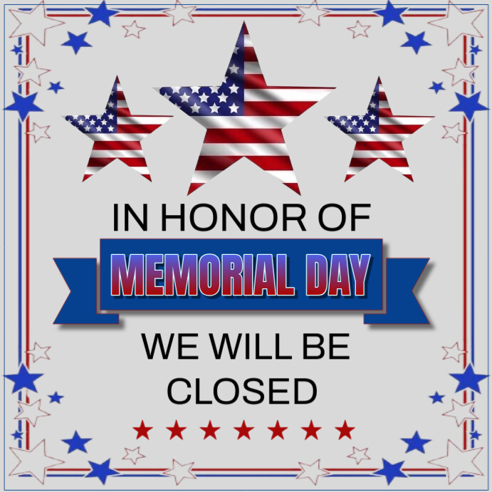 White Joyful Memorial Day Instagram Post Template | PosterMyWall