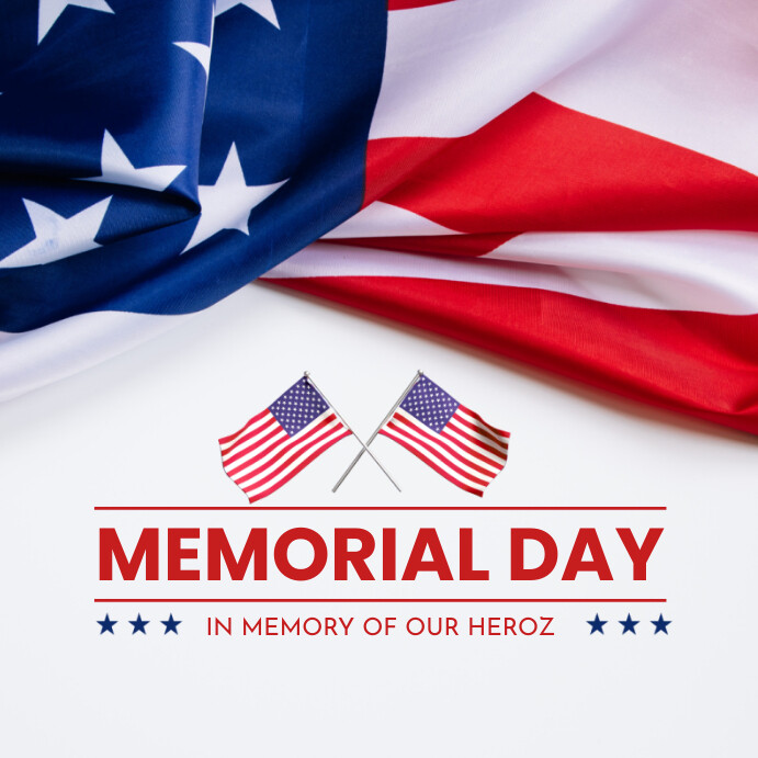 Plantilla de White Joyful Memorial Day Instagram Post | PosterMyWall