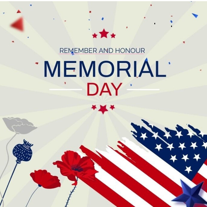 Copy of White Joyful Memorial Day Instagram Post | PosterMyWall