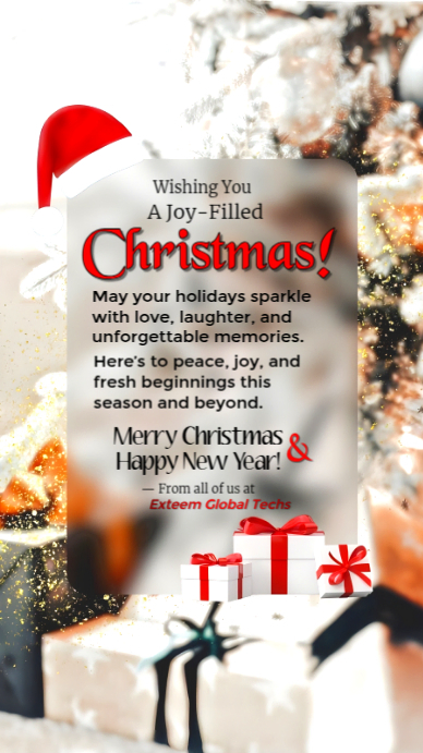 Copy of White Joyful Merry Christmas And Happy New Year Instagram Story ...