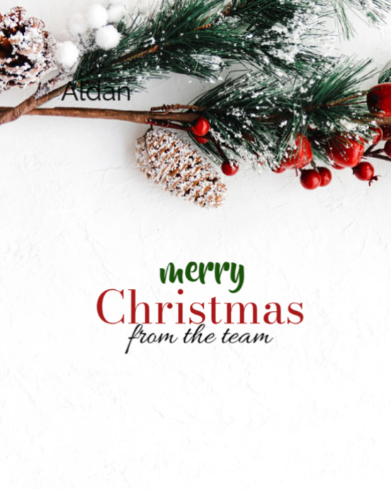 White Joyful Merry Christmas Instagram Portrait Template | PosterMyWall