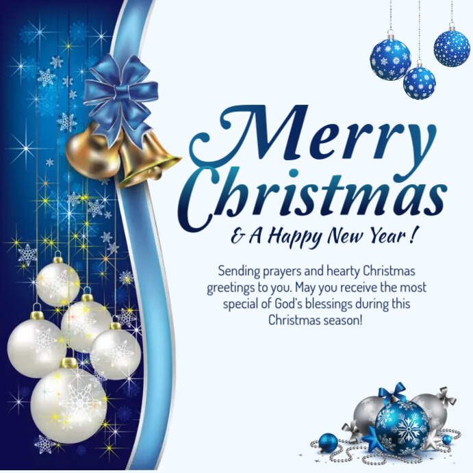 Copy of White Joyful Merry Christmas Instagram Post | PosterMyWall