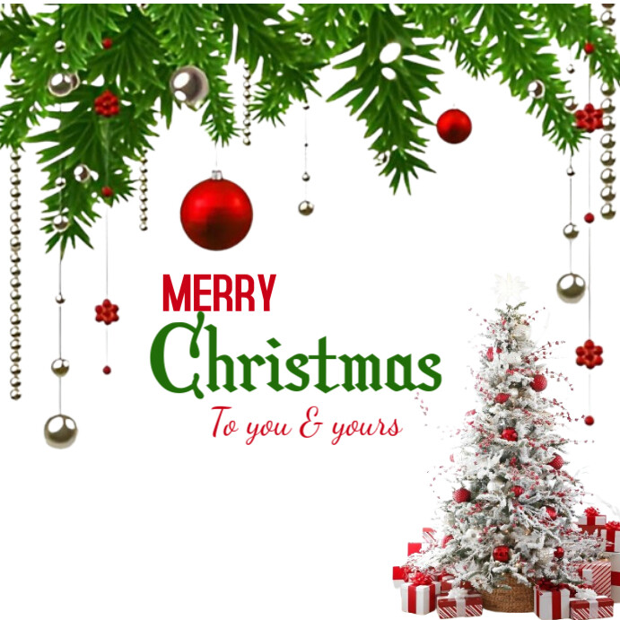 Copy of White Joyful Merry Christmas Instagram Post | PosterMyWall