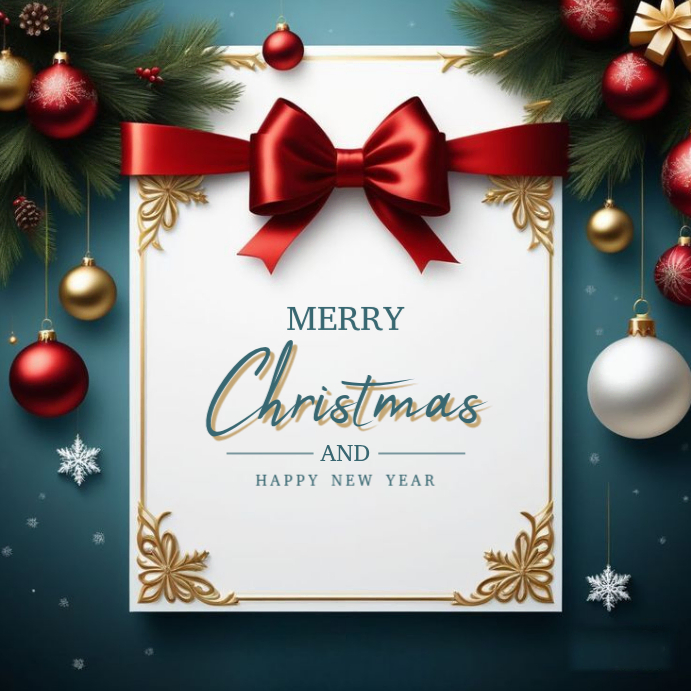 Copy of White Joyful Merry Christmas Instagram Post | PosterMyWall