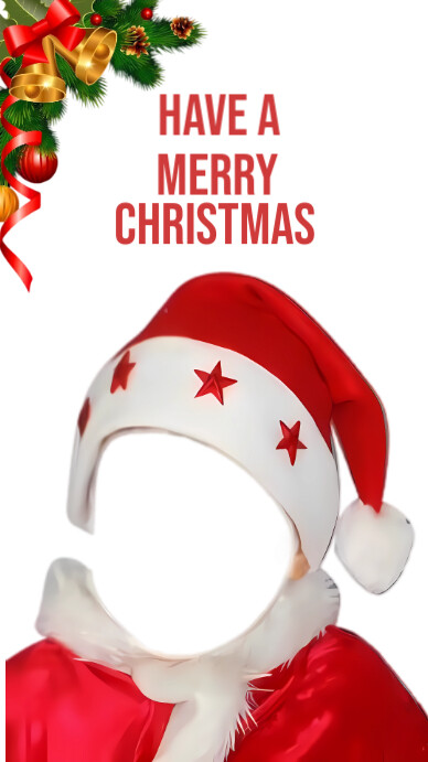 White Joyful Merry Christmas Instagram Story Template | PosterMyWall