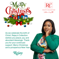 White Joyful Merry Christmas Square (1:1) template