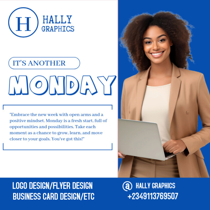 Copy of White Joyful Monday Design/monday Flyer Instagram Post ...