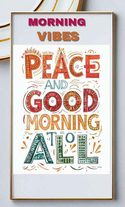 White Joyful Morning Vibes Us Legal 美国正规 template