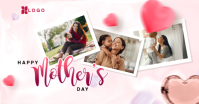 White Joyful Mother's Day Celebration Facebook Ad template