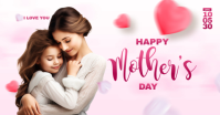 White Joyful Mother's Day Facebook Shared Image template