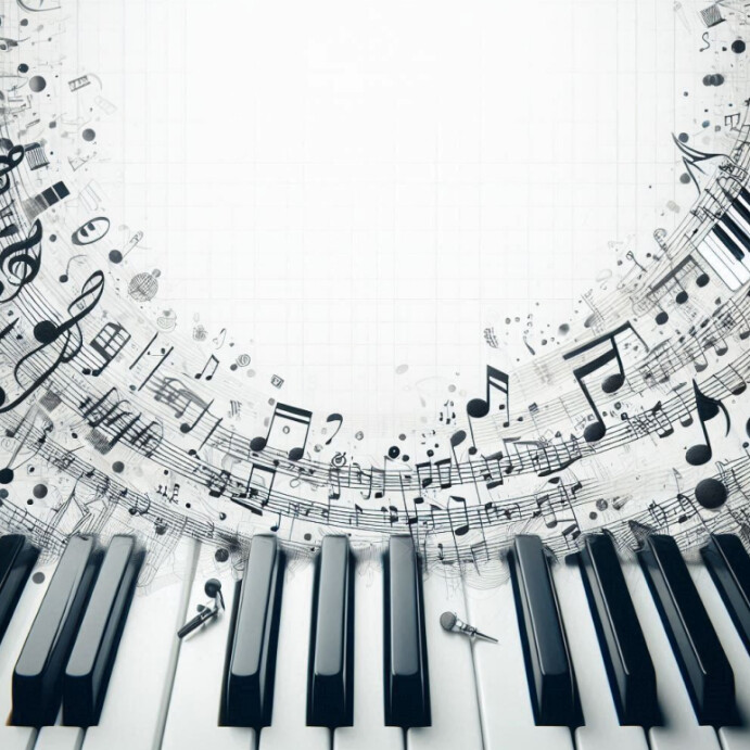 White Joyful Music Concert Banner Design Template | PosterMyWall