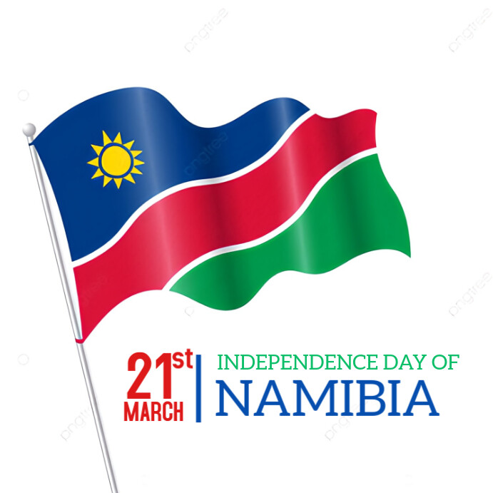 White Joyful Namibia Independence  Instagram Post template