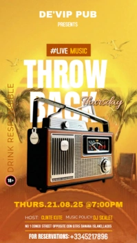 White Joyful National Radio Day Digital Display (9:16) template