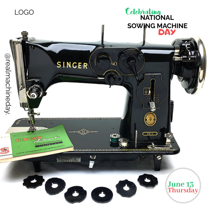 White Joyful National Showing Machine Day Log Template | PosterMyWall