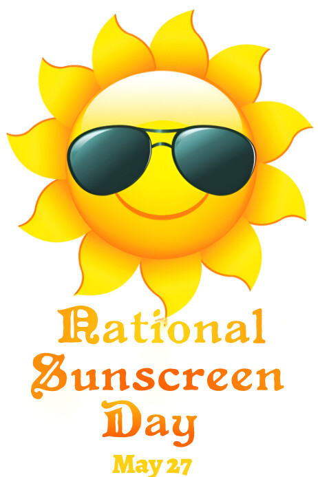 Copy of White Joyful National Sunscreen Day Poster | PosterMyWall
