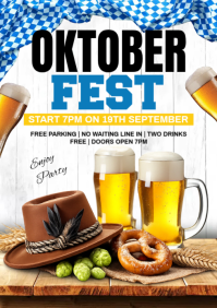 Blanco Oktoberfest Celebration A4 Template