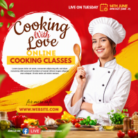 Blanc Online Cooking Classes Instagram na Post Template