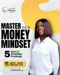 White Joyful Online Masterclass Poster | Virtual Learning & Training Design Instagram Portrait template
