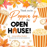 Biały Open House Event Iphosti le-Instagram Template