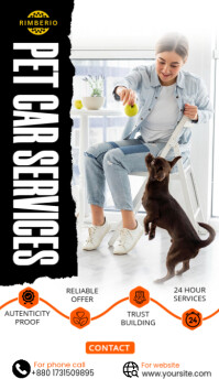 Putih Pet Care Services Instagram Story Template