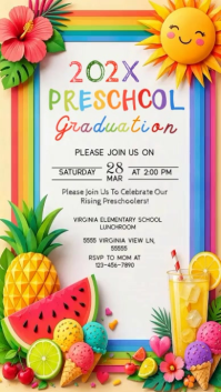 Branco Preschool Graduation Instagram Reel Template