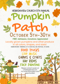 Biały Pumpkin Patch Event A6 Template