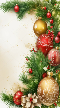 Blanc Christmas Decorations Instagram Story Template