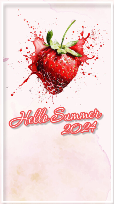 White Joyful Red Pink Pastel Instagram Story Instagram-verhaal template