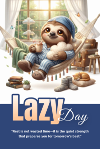 Hvid Relaxation Plakat Template