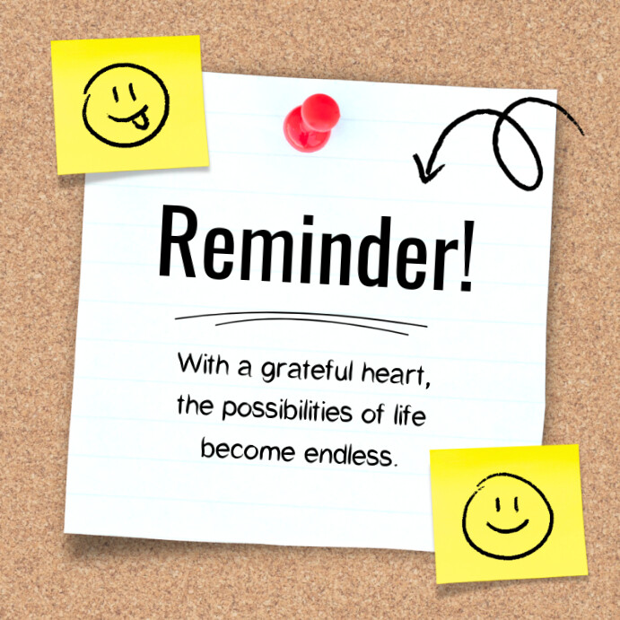 Copy of White Joyful Reminder Instagram Post | PosterMyWall
