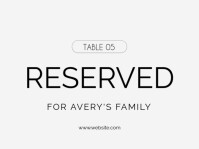 White Joyful Reserved For Every Family  Presentation Apresentação template