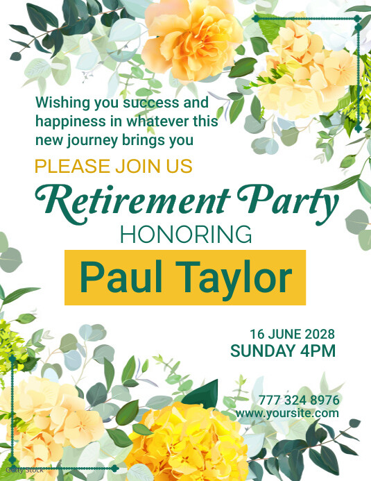 Retirement Flyer
