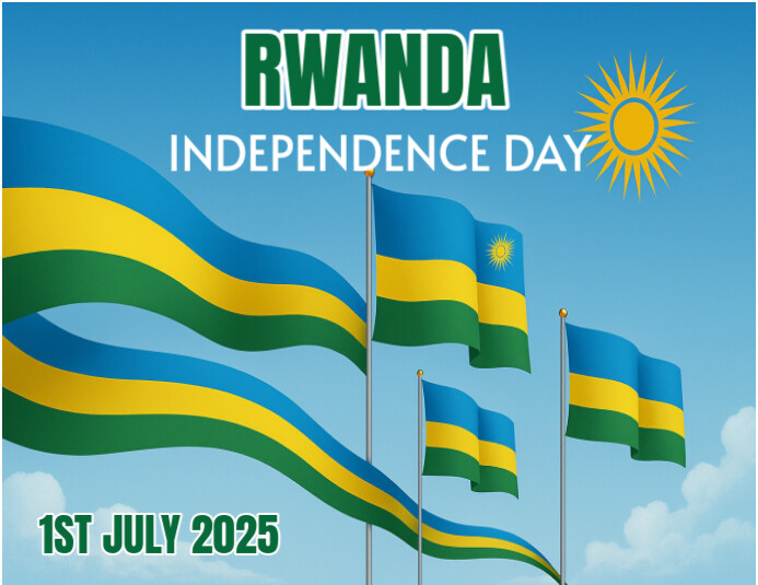 Rwanda Independence Day Flyers Template | PosterMyWall