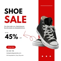 White Joyful Sales Discount Instagram Post template