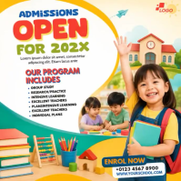 White School Admissions Instagram-Beitrag Template