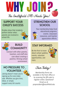 Putih School PTO Membership 海报 Template