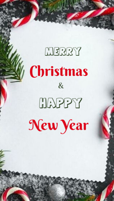 White Joyful Seasons Greetings Christmas Card Kartu Bisnis template