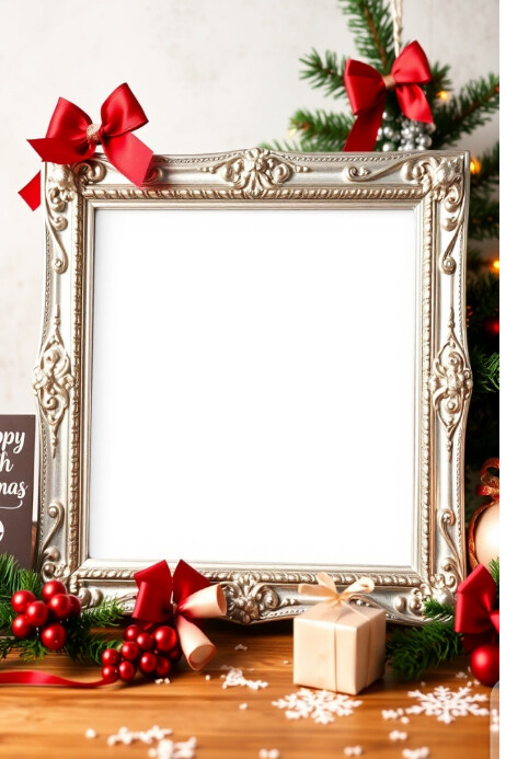 White Joyful Silver Poster Template | PosterMyWall