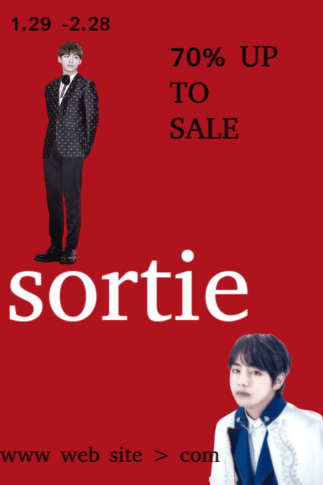 White Joyful Sortie Poster Template | PosterMyWall