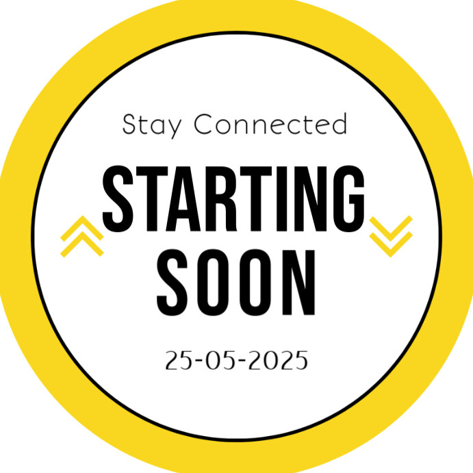 Plantilla de White Joyful Starting Soon Notice Instagram Post ...