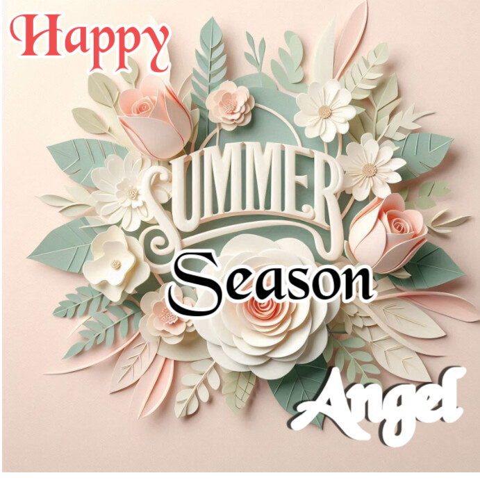 White Joyful Summer Season Instagram Post Template | PosterMyWall
