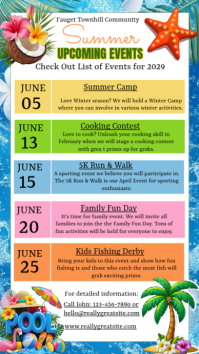 White Joyful Summer upcoming Events Instagram Story template