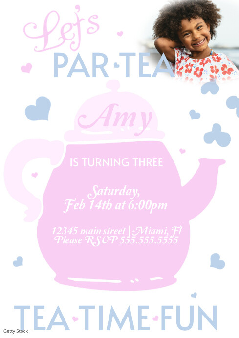 White Joyful Tea Party Invitations Template A PosterMyWall White Joyful Tea Party Invitations Template A PosterMyWall