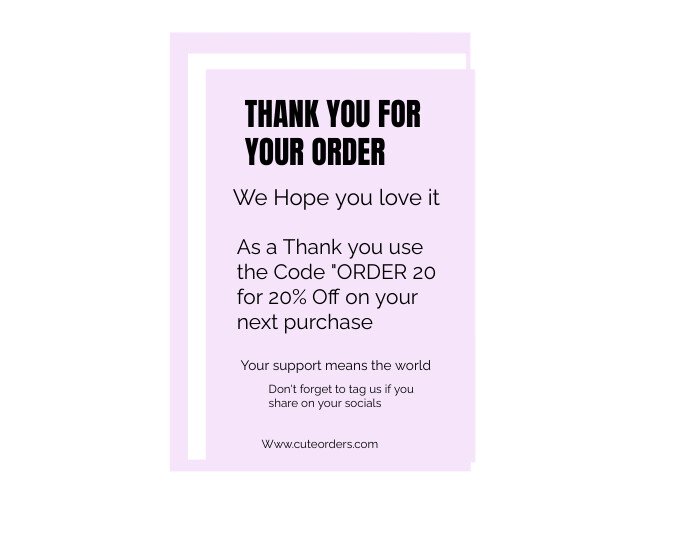 Copy of White Joyful Thank You Card Flyer (us Letter) | PosterMyWall