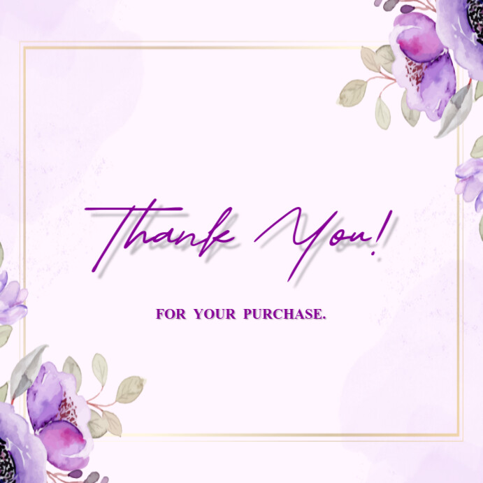 Copy of White Joyful Thank You Card Instagram Post | PosterMyWall