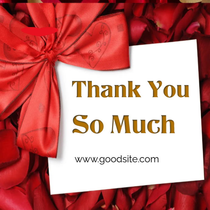 White Joyful Thank You Cards Instagram Post Template | PosterMyWall