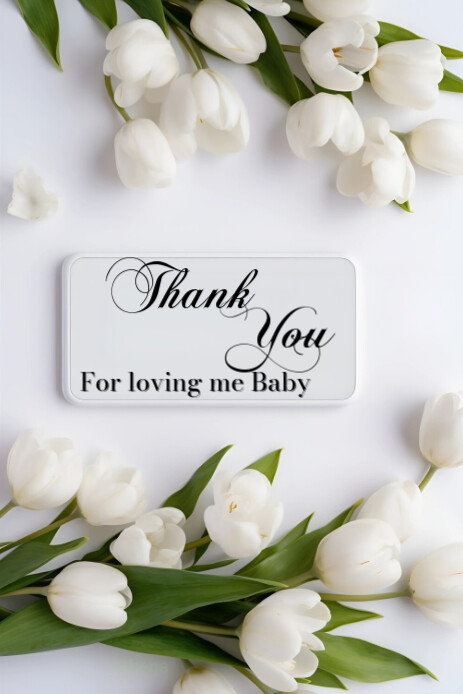 Copy of White Joyful Thank You Flyer Pinterest Graphic | PosterMyWall