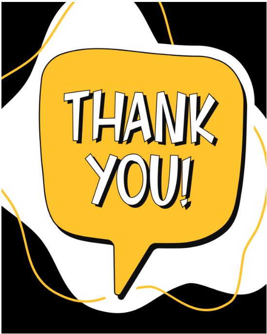 Copy of White Joyful Thank You Instagram Portrait | PosterMyWall