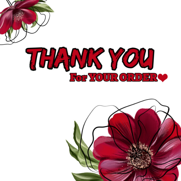White Joyful Thank You Instagram Post Template | PosterMyWall