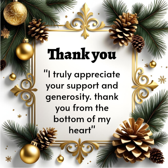 Copy of White Joyful Thank You Note Instagram Post | PosterMyWall